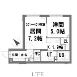 グランメールペガサスの物件間取画像